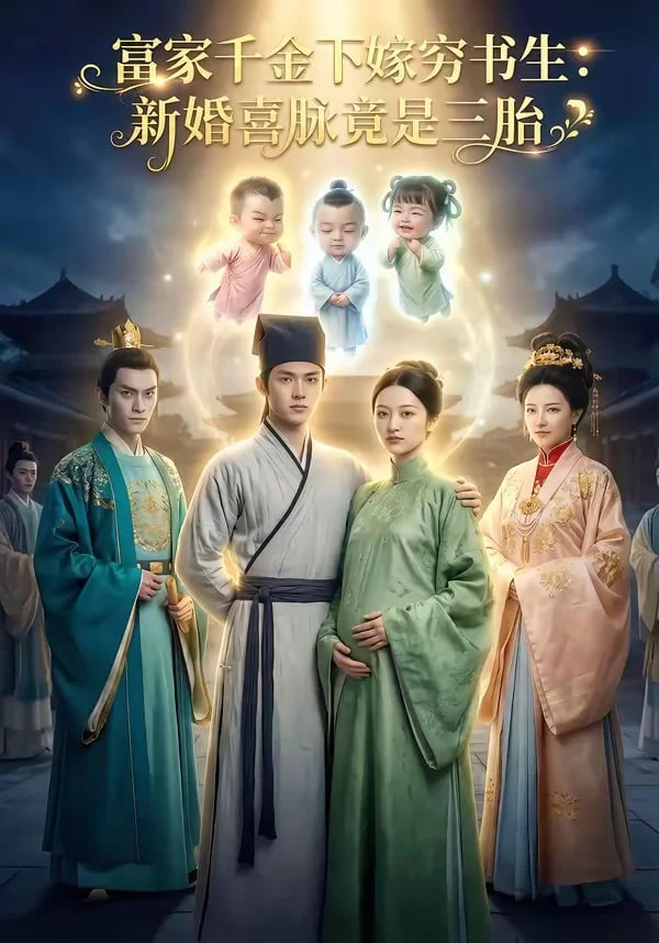 富家千金下嫁穷书生新婚喜脉竟是三胎封面图