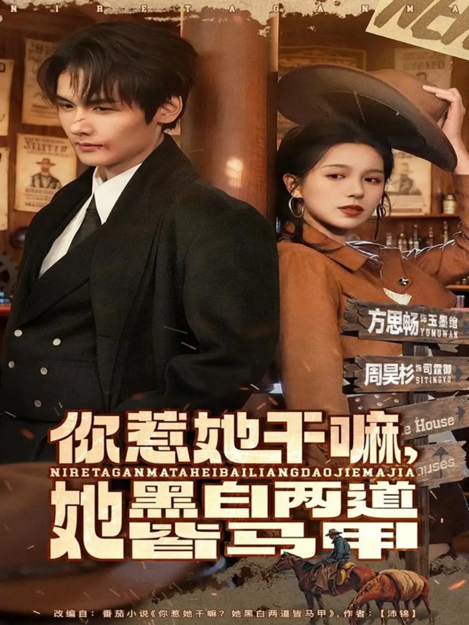 你惹她干嘛，她黑白两道皆马甲封面图