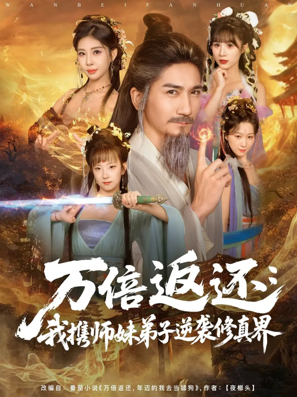 万倍返还：我携师妹弟子逆袭修真界封面图