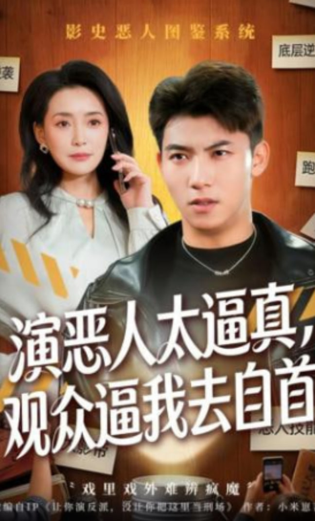 演恶人太逼真，观众逼我去自首封面图