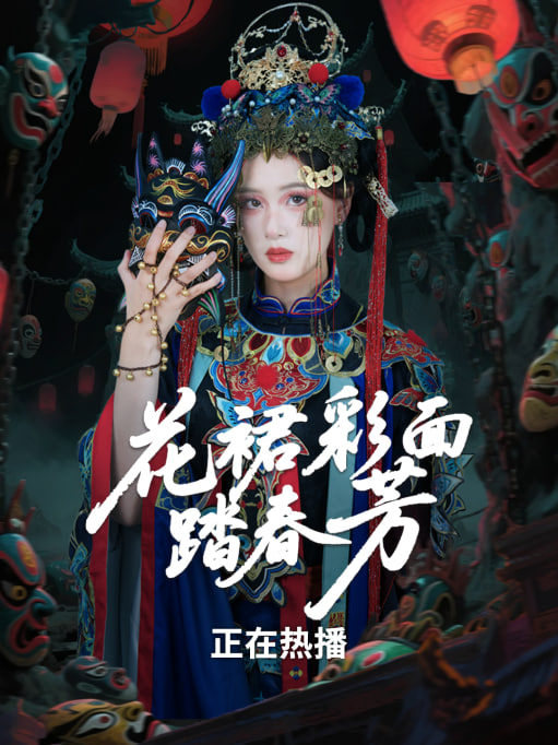 花裙彩面踏春芳封面图