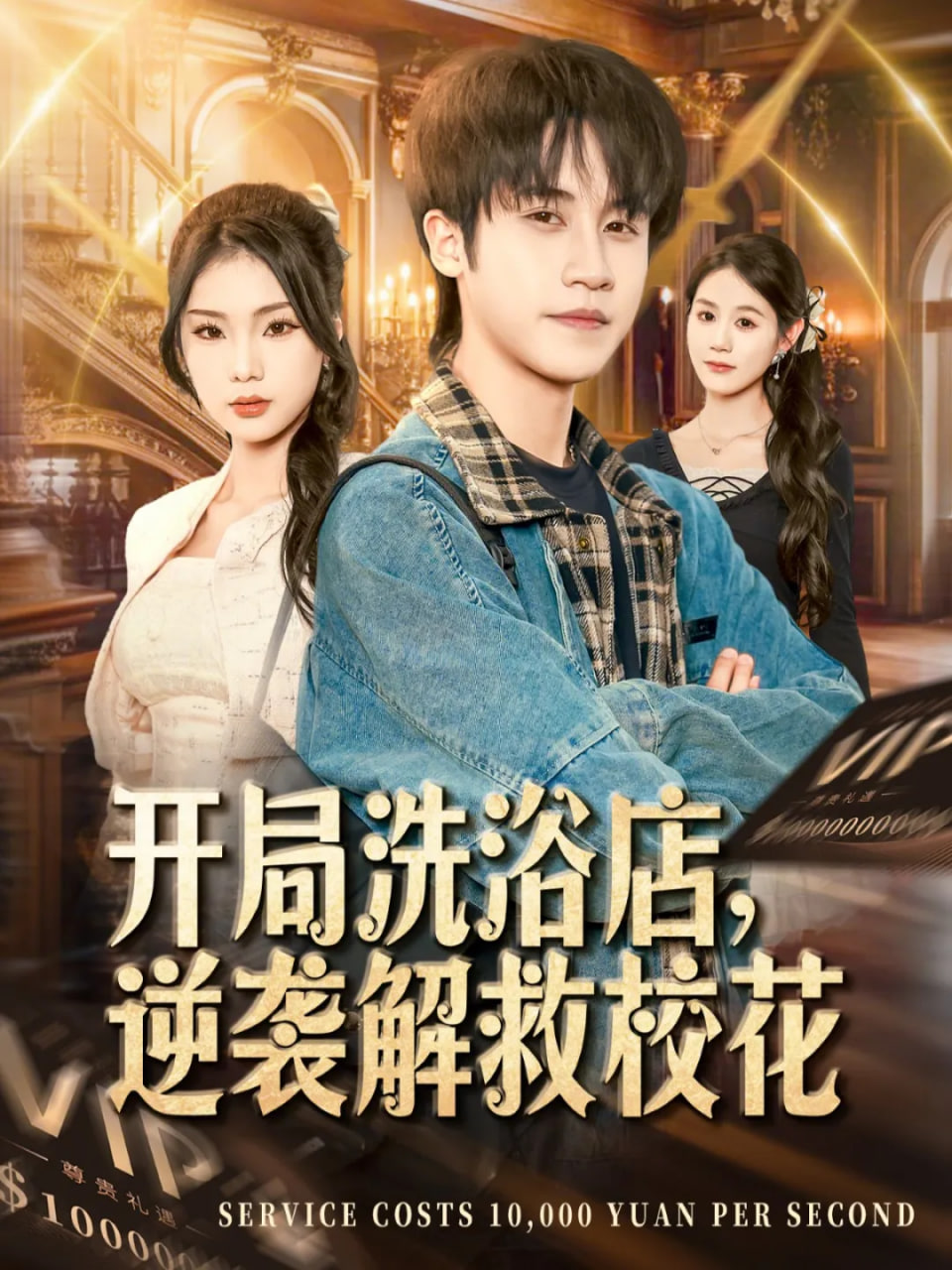 开局洗浴店，逆袭解救校花封面图