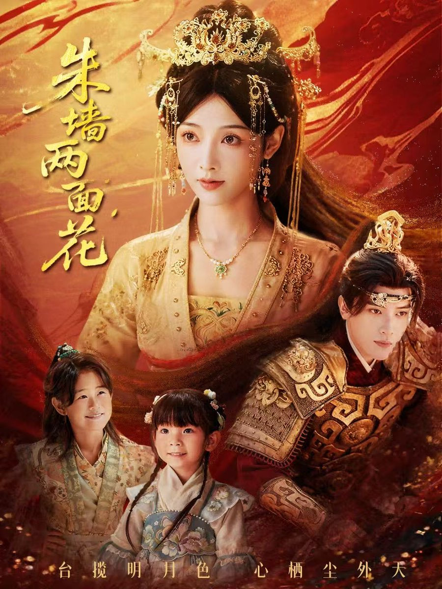 朱墙两面花，她栖明月台封面图